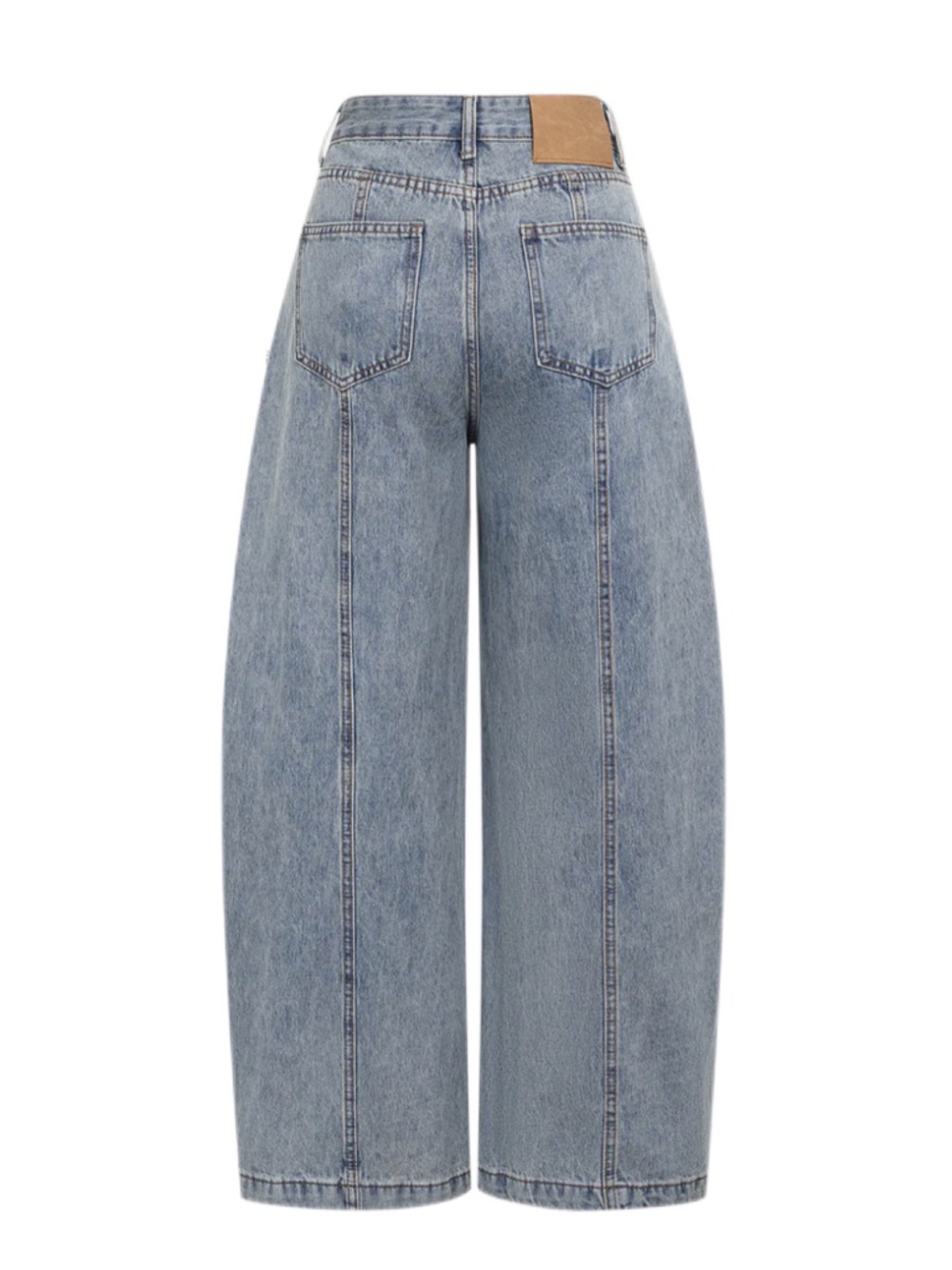 Micas Denim Metallic Decor Wide Leg Jeans - Picture 2 of 2